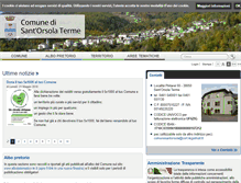 Tablet Screenshot of comune.santorsolaterme.tn.it